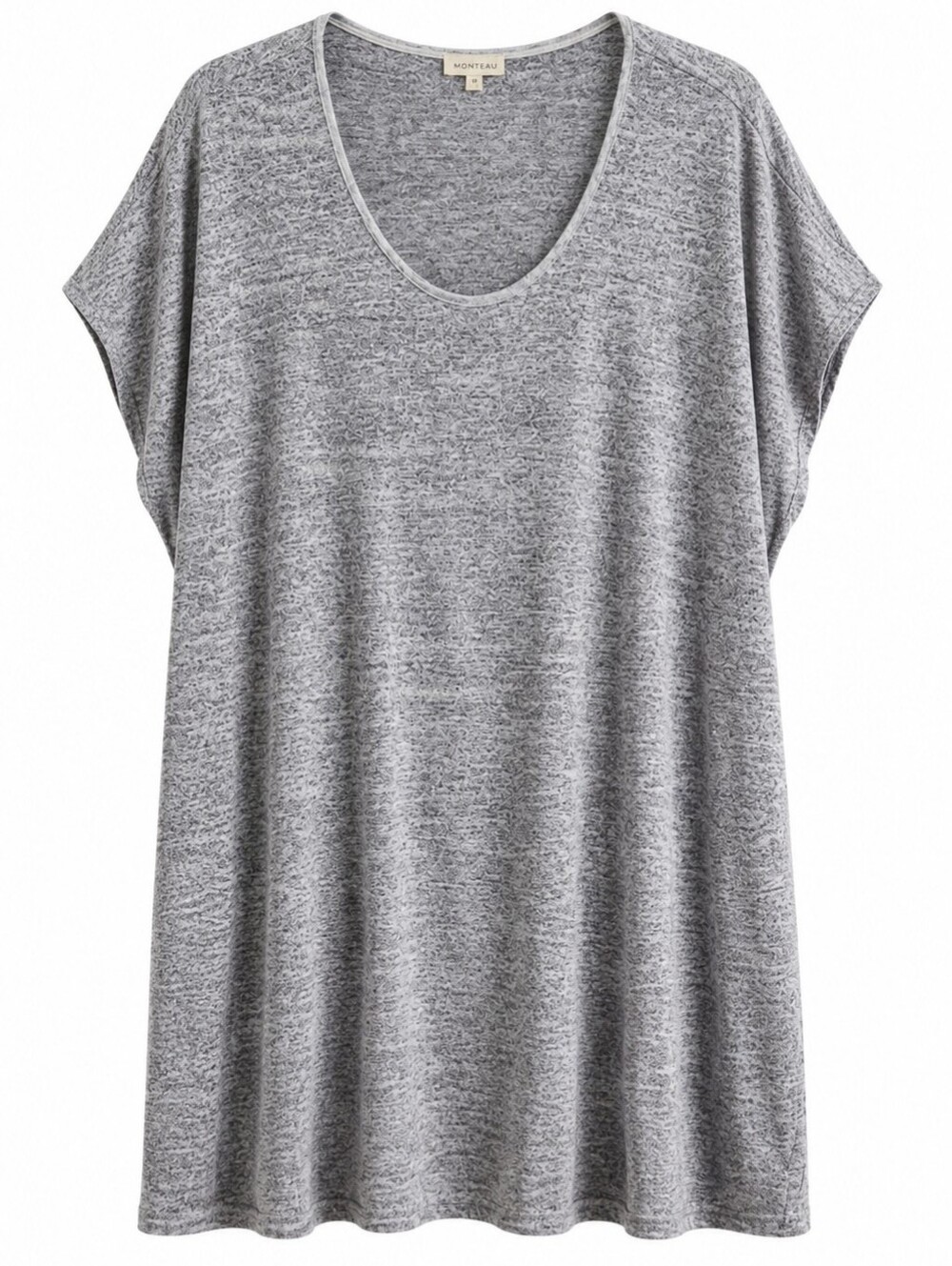 Wilfred Gray Scoop-Neck Longline Tunic Womens M